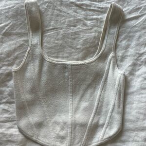 Wilfred Ivory Knit Tank